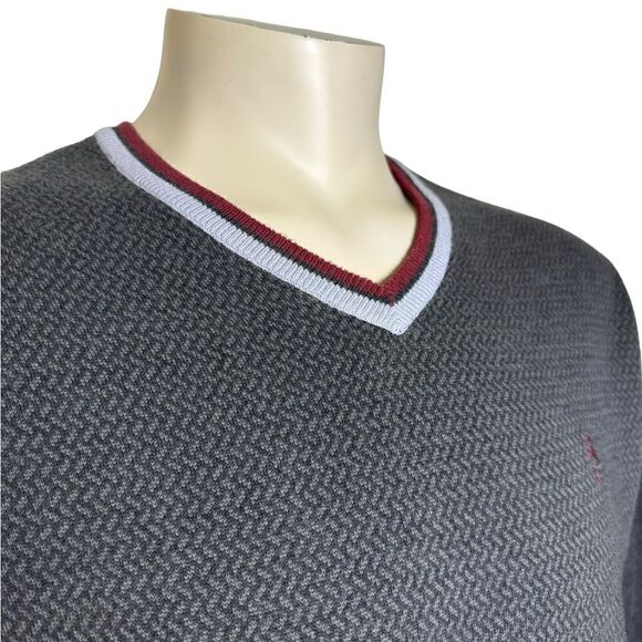 Original Penguin Men’s V-Neck Cotton Sweater in Great Condition Size Large - Picture 3 of 6